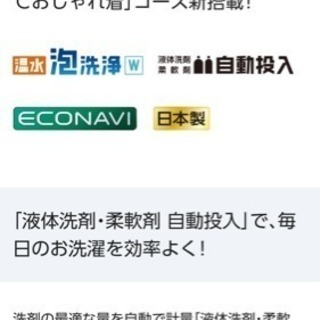 ななめドラム洗濯乾燥機 NA-VX8900Lの画像