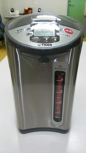 （お取引中）格安！！　タイガーＶＥ浄水電気まほうびん　「とく子さん」　省エネ　大容量５Ｌ