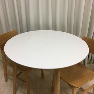 美品！フランフラン ダイニングテーブル チェア2脚 2/14まで