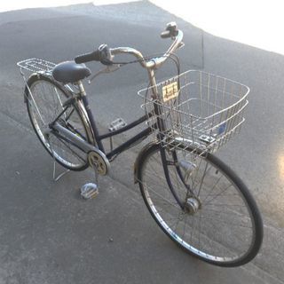 自転車　27インチ　3速　LEDオートライト