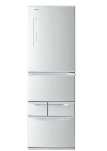 美品 TOSHIB 東芝  冷凍冷蔵庫 シルバー 2017年製 410L GR-K41G(S)