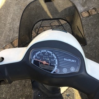 完売！スズキ レッツ4インジェクション車 不動のスクーター下取りで配送無料 他にも投稿車両載せてます。の画像