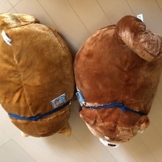 柴犬もちしば ぬいぐるみ(２種類セット)の画像