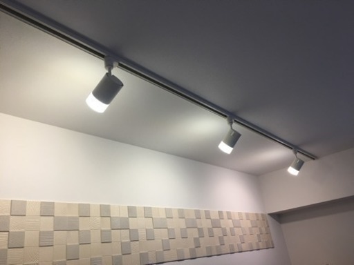 美品☆ライティングレール用照明☆おしゃれな空間を演出します
