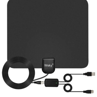 室内 HD テレビ アンテナ Wsky 地デジ ペーパーアンテナ...