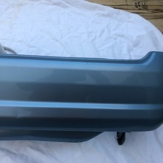 スバル サンバーディアスワゴン リヤバンパー 水色 凹みや傷あり 値下げしました❗️の画像