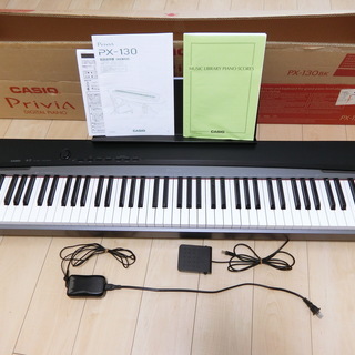 CASIO カシオ Privia PX-130BK 電子ピアノ 使用頻度少 美品 引取限定 説明書付