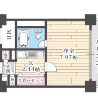 梅田のﾀﾜｰﾏﾝｼｮﾝ 20階【1K 7万円】敷/礼=0/1 立地眺望モチベーション◎◎ - 不動産