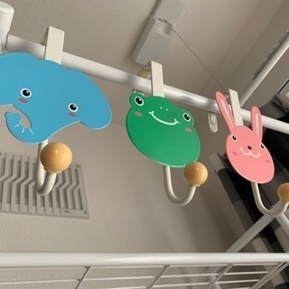 可愛くて頑丈なフック (3点)の画像