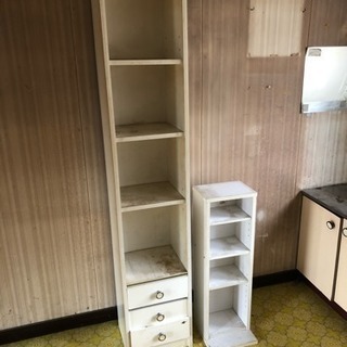 収納棚 2つ ホワイト 片方だけでも可