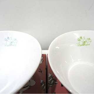 未使用 ムーミンマルチボウル 水色/緑 2個セット 札幌市 白石区 東札幌の画像