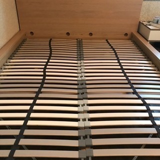 2/25値下げしました。ダブルサイズ ベッドフレーム IKEA イケア