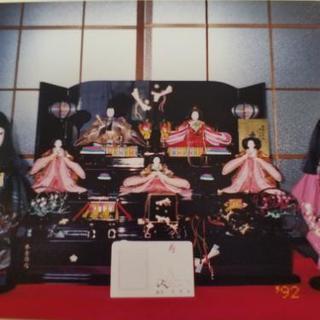 雛人形。5人飾り。台座付き。