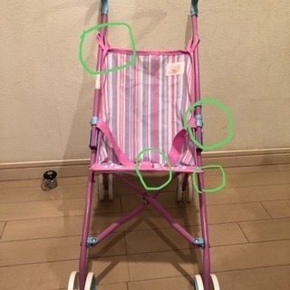 【差し上げまーす】お人形のベビーカーの画像