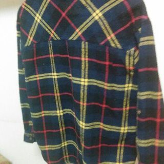 チェック柄シャツ　Mの画像