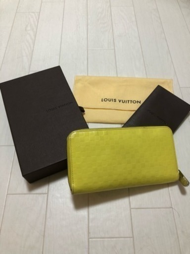 【激レア正規品】ルイヴィトン ダミエ ファセット イエロージッピーウォレット！！