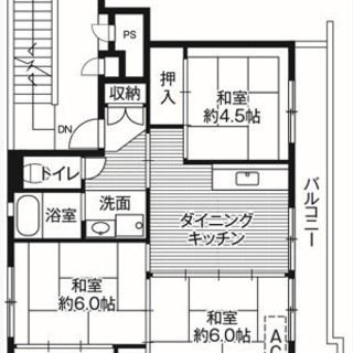 【初期費用は家賃のみ】勝山市のちょうどいいサイズの３DKです♪【保証会社不要・保証人不要】 - 不動産
