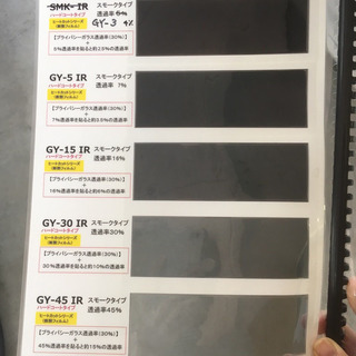 飛散防止にも★カーフィルムを貼りませんか？の画像