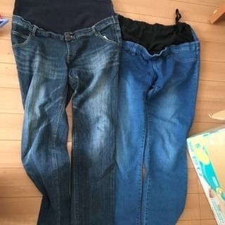 マタニティ用 ズボン2点とスカート1点