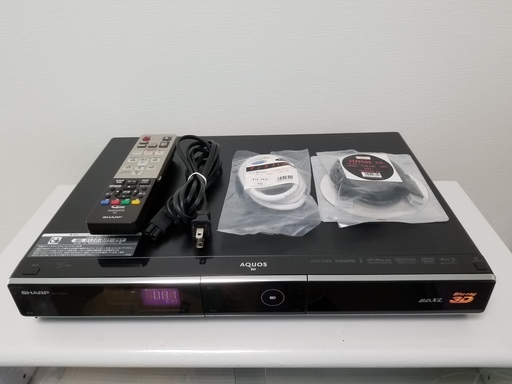 ☆訳あり品！W録\u0026320GB♪AQUOS BD-HDW63☆美品♪