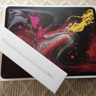 IPad Pro 12.9インチWi-Fi64GB スペースグレイ(MTEL2J/A)アップルペンシル付き 第2世代ほぼ新品‼︎値下げ‼︎の画像