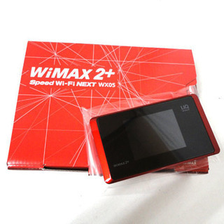 新品 UQ WiMAX2+ ワイマックス speed Wi-Fi NEXT WX05 ソニックレッド 判定〇 札幌市 白石区 東札幌