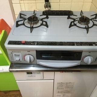 Rinnai 2口 コンロの画像