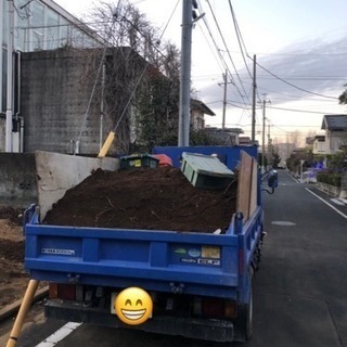 残土 あげます 譲ります 重機にて積み込み可能の画像