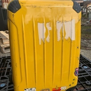 中古 キャリーケース 黄色