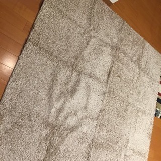 ベージュ ラグ カーペット 美品