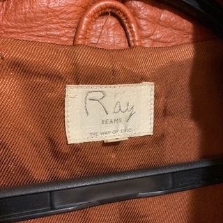 更に！お値下げしました★Ray BEAMS　レイビームスのレザーコートの画像
