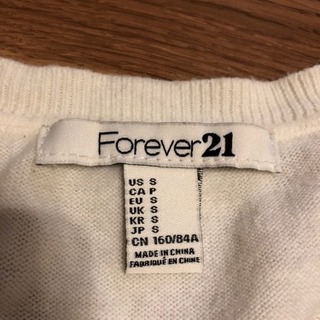 Forever21カーディガンの画像