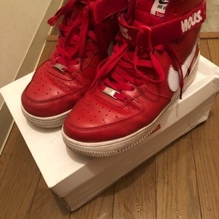 【美品】【超激安】28cmNIKE×SUPREME エアフォース...