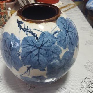 たち吉特撰 花瓶　青嵐　加藤義春
