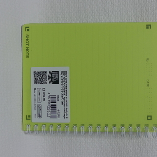 キングジム ショットノート 9131 ツインリングタイプ Mサイズ A6　新品未使用の画像