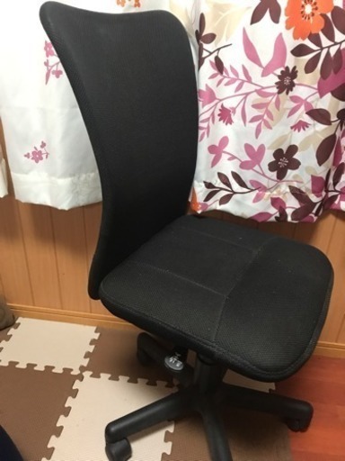 パソコンチェア オフィスチェア ブラック メッシュ