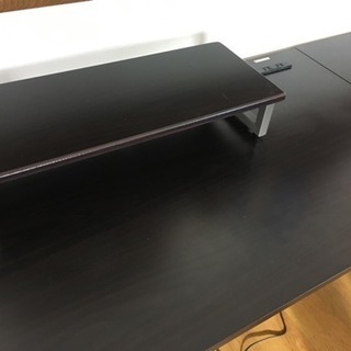 山善(YAMAZEN) サイバーコム コーナーパソコンデスク ダークブラウン PND-1600(DBR)の画像