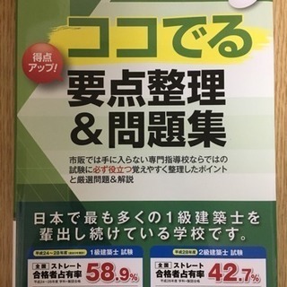 「2級建築士学科試験対策 ココ出る要点整理＆問題集」 総合資格学院