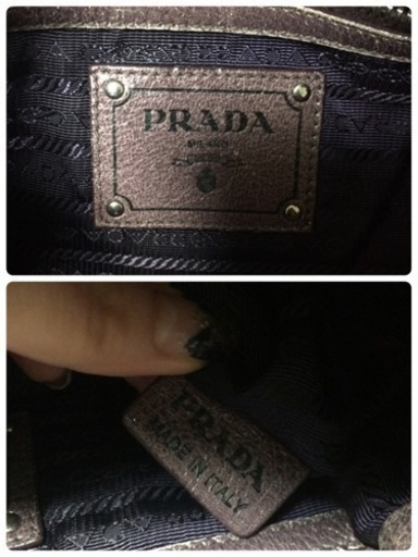 PRADA グラデーションレザーチェーンショルダーバッグ PRADA グラデーションレザーチェーンショルダーバッグ