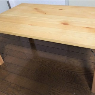 京都新生活家財セット　【美品】無印良品 ローテーブル・折りたたみ式