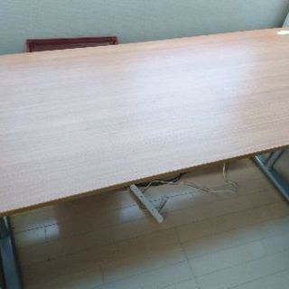学習用 作業用 長机 【高さ調節可能】