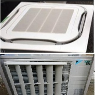 中古でも3年保証、2015年ダイキン業務用エアコン２馬力天カセペ...