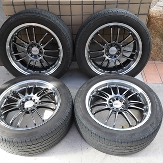 値下！！　RAYS RE30 18インチ×7.5J　50　P.C.D100　&タイヤ235/50R18　中古美品