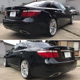 レクサス LS460 S Iパッケージ ワーク グノーシス 21インチAW 車検32年8月 本革シート サンルーフ WORKの画像