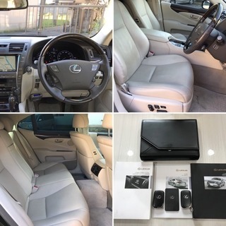 レクサス LS460 S Iパッケージ ワーク グノーシス 21インチAW 車検32年8月 本革シート サンルーフ WORKの画像