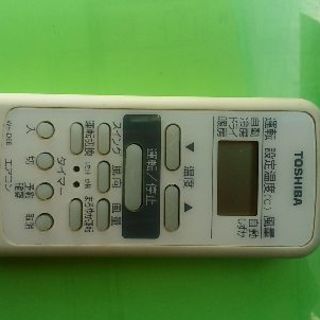 東芝エアコン　リモコン　WH-D6B　中古です。