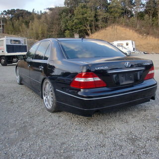 【逆輸入車・希少】レクサス　LS430　左ハンドル　20インチカールソンAW　ウーハー　ETC　サンルーフ　タイベル交換済み　の画像