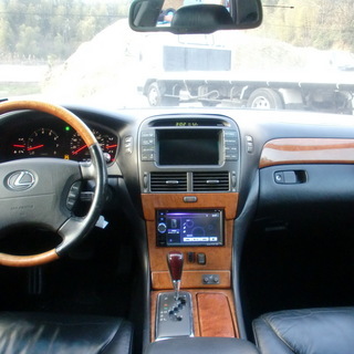 【逆輸入車・希少】レクサス　LS430　左ハンドル　20インチカールソンAW　ウーハー　ETC　サンルーフ　タイベル交換済み　の画像