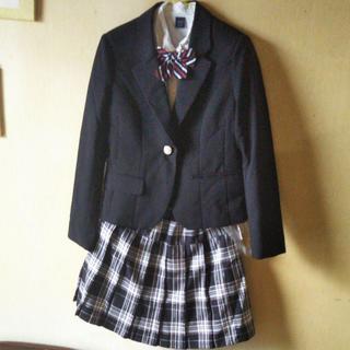 フォーマルスーツ160サイズ 卒業式・入学式に★　ブラウス・リボ...
