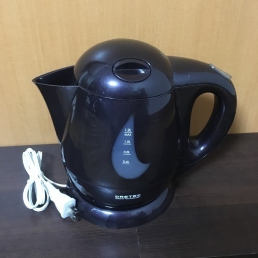 簡単湯沸かし！電気ケトル！